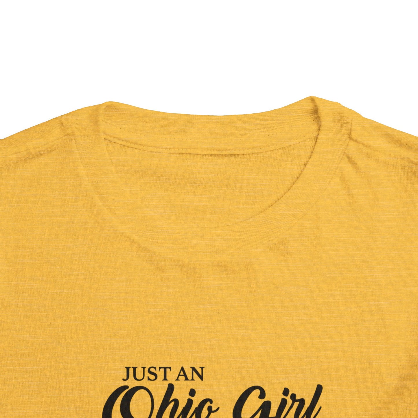 Toddler Tee Ohio Girl in North Carolina World Design Shirt
