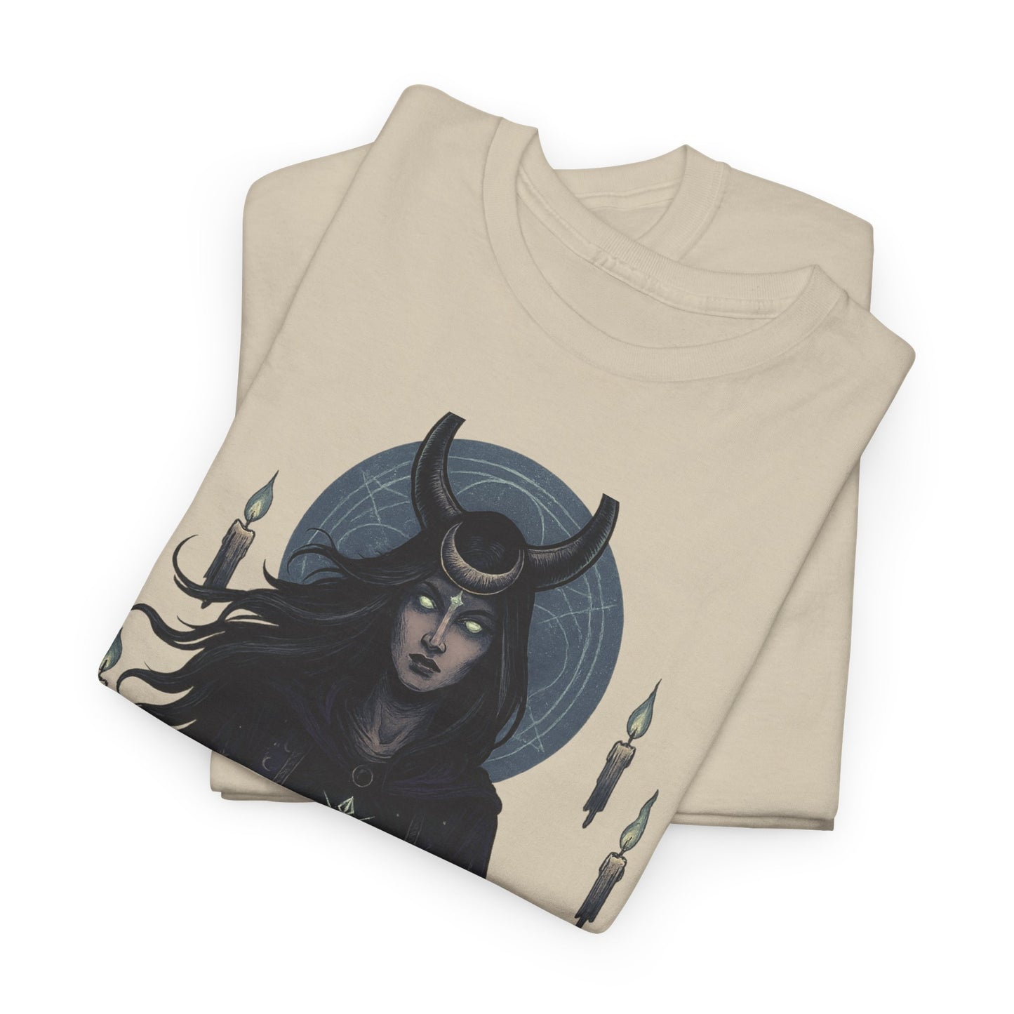 Moonlit Sorceress – Enchanted Candlelight Tee