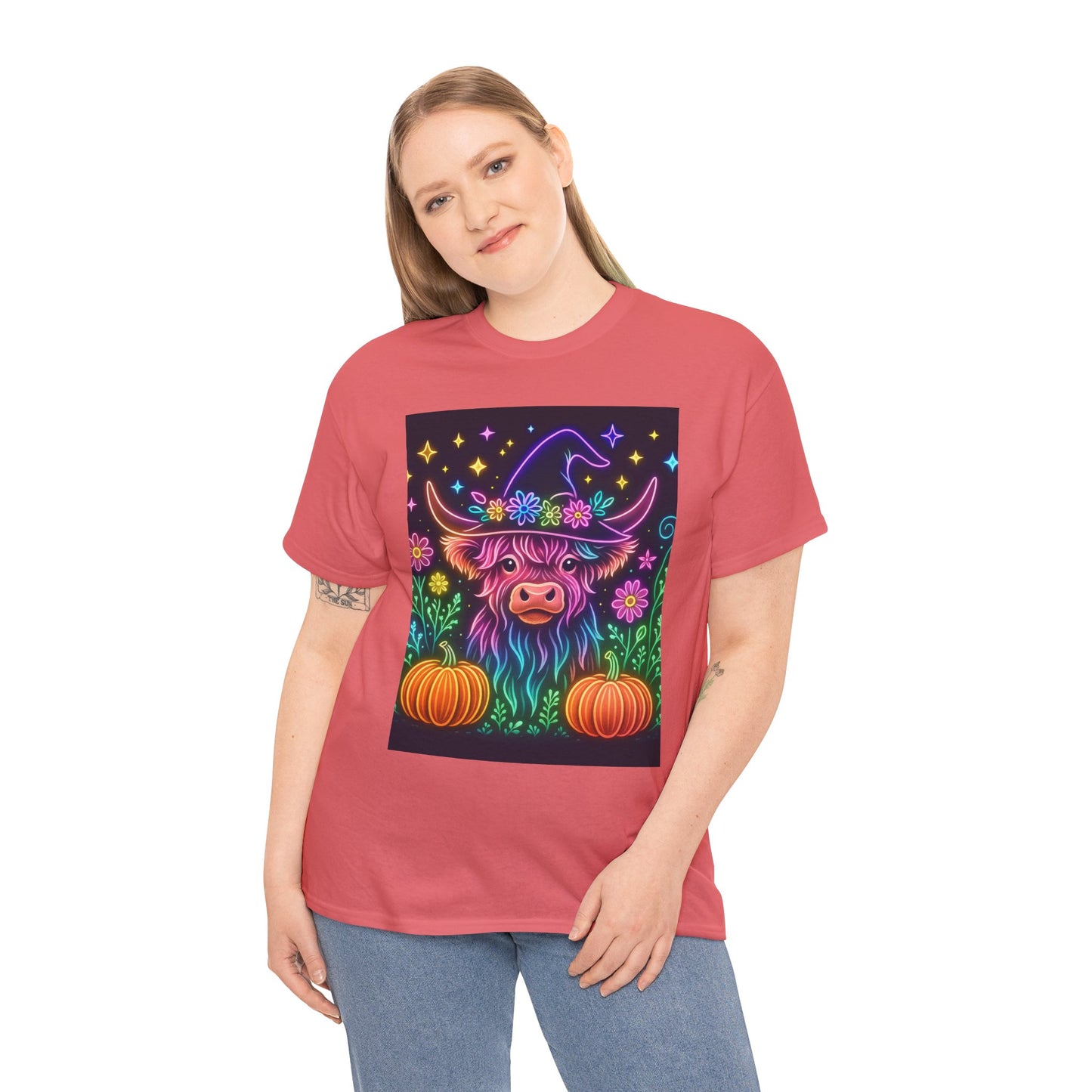Neon Halloween Highland Tee