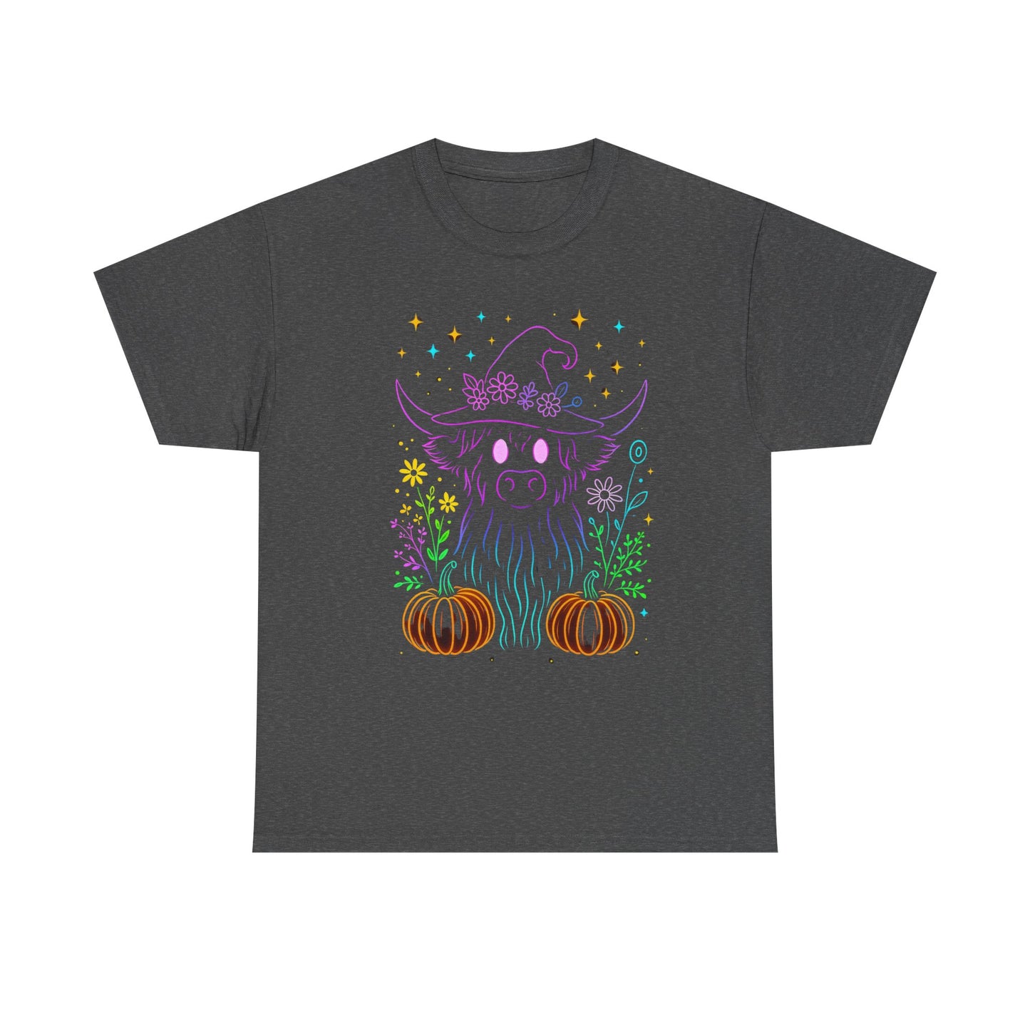 Highland Cow Witch Hat Tee