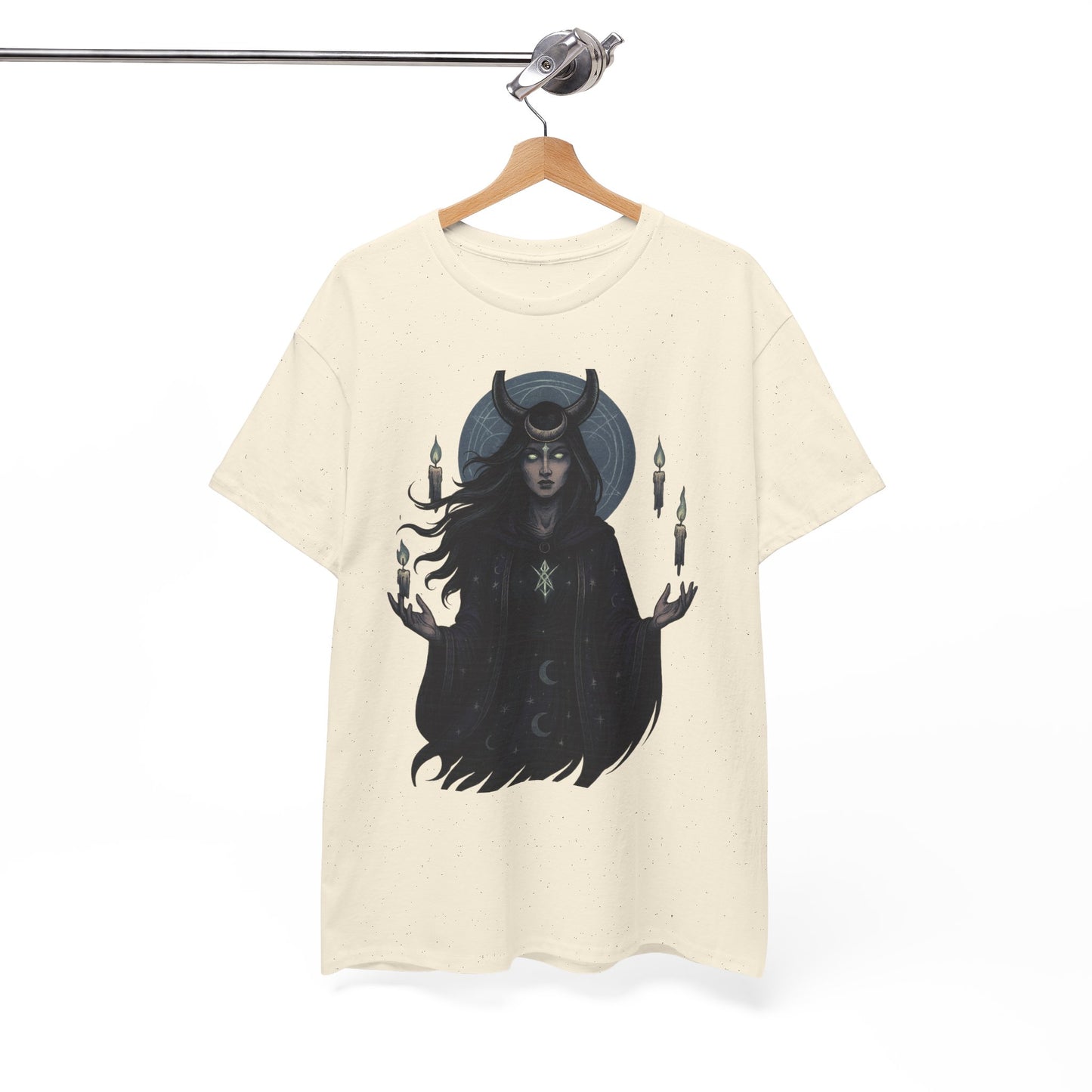 Moonlit Sorceress – Enchanted Candlelight Tee