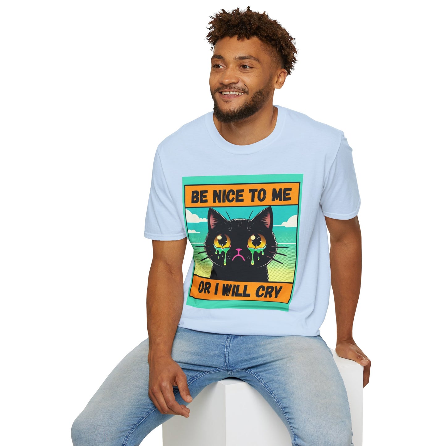 Playful Cat Graphic Tee, Unisex T-Shirt, Gift for Cat Lovers, Cute Animal Apparel, Funny Pet Quote Shirt