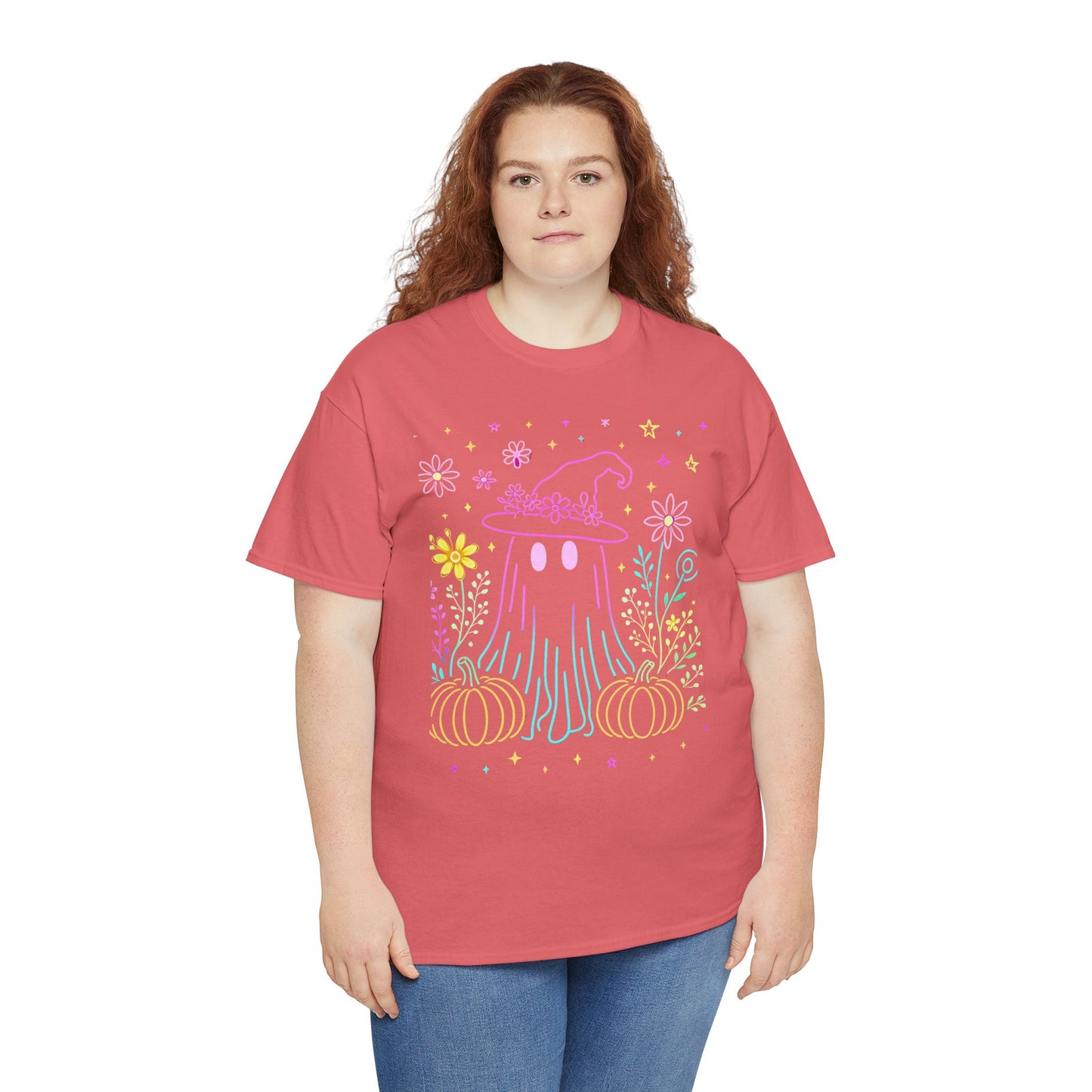 Pastel Ghost Witch Hat Tee
