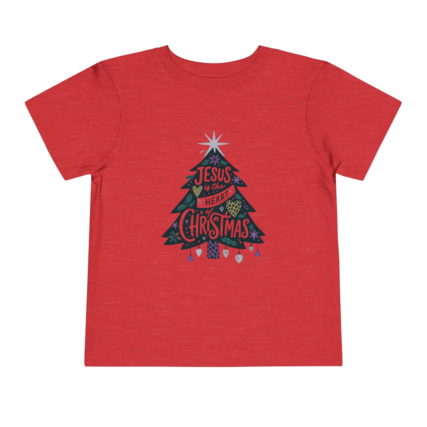 Jesus is the Heart of Christmas Toddler Tee