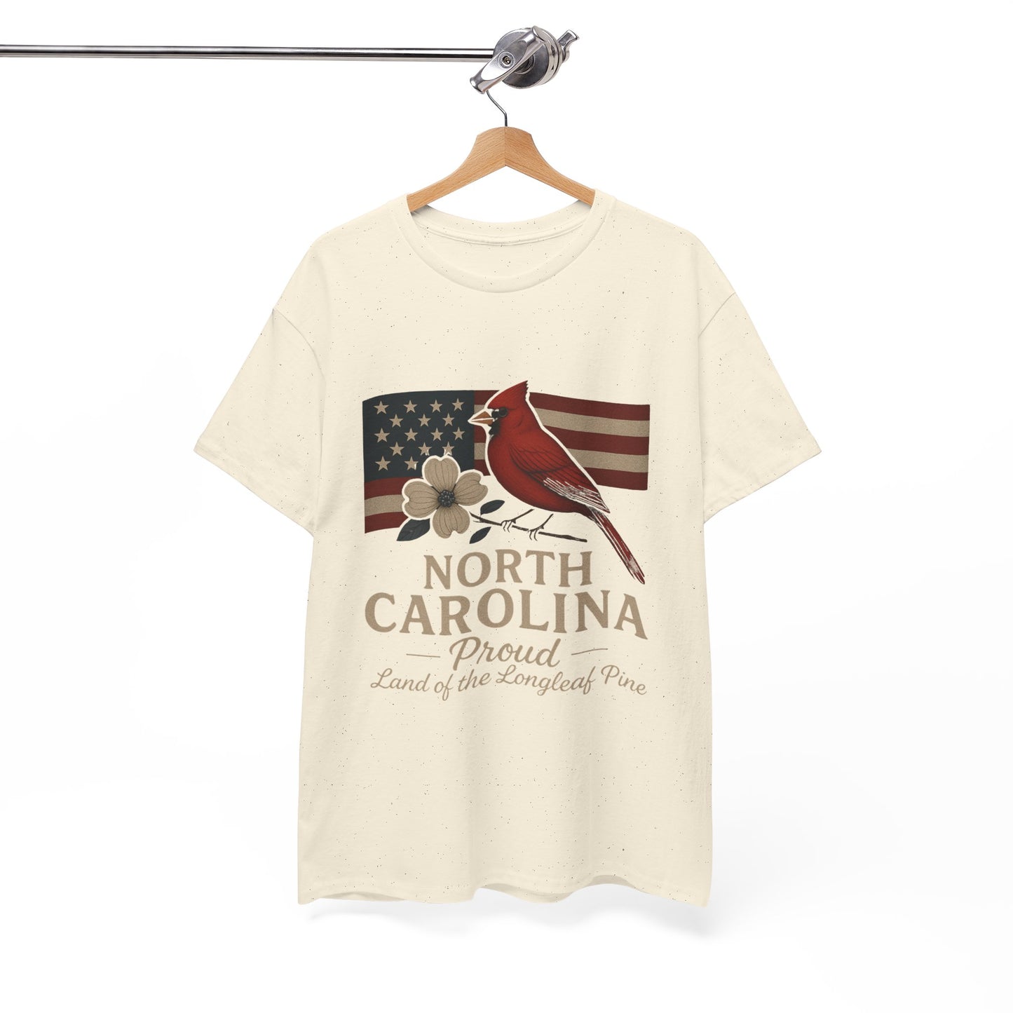 NC Pride: Cardinal, Dogwood & State Flag Tee