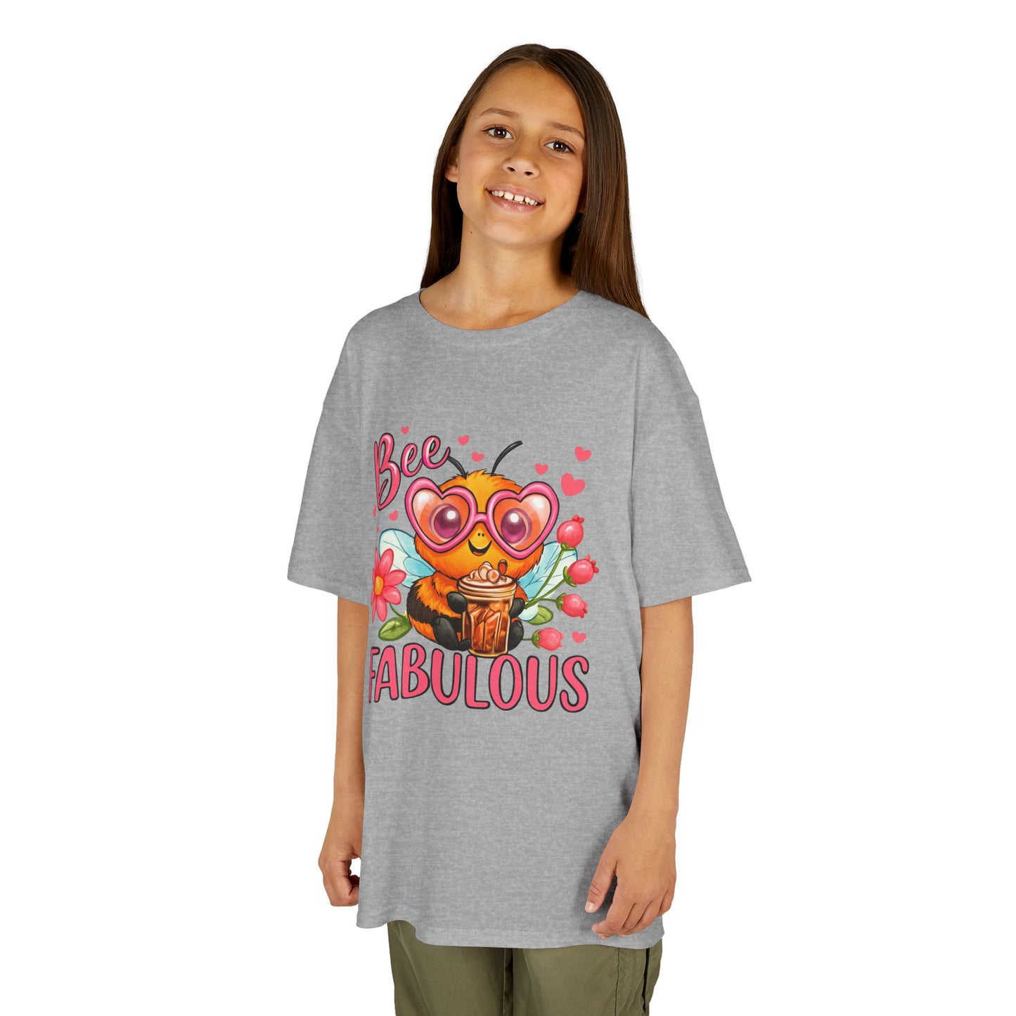 Bee Fabulous Kids Tee | Cute Kids T-Shirt, Birthday Gift, Summer Wear, Flower Lover Tee, Kids Fashion