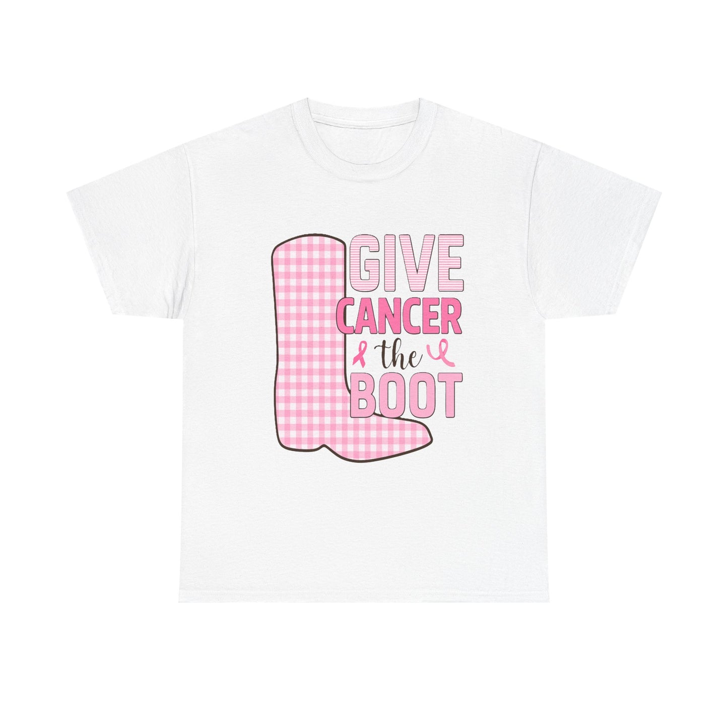 Give Cancer the Boot - Breast Cancer Awareness Tee