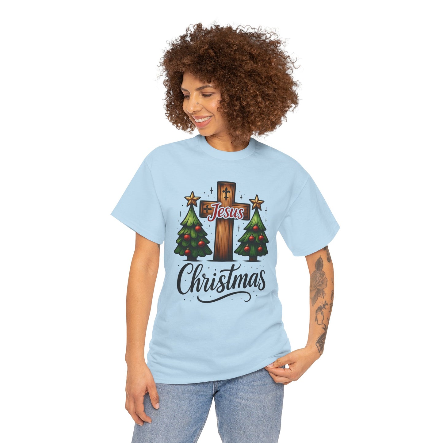 Christmas Cross Unisex Tee