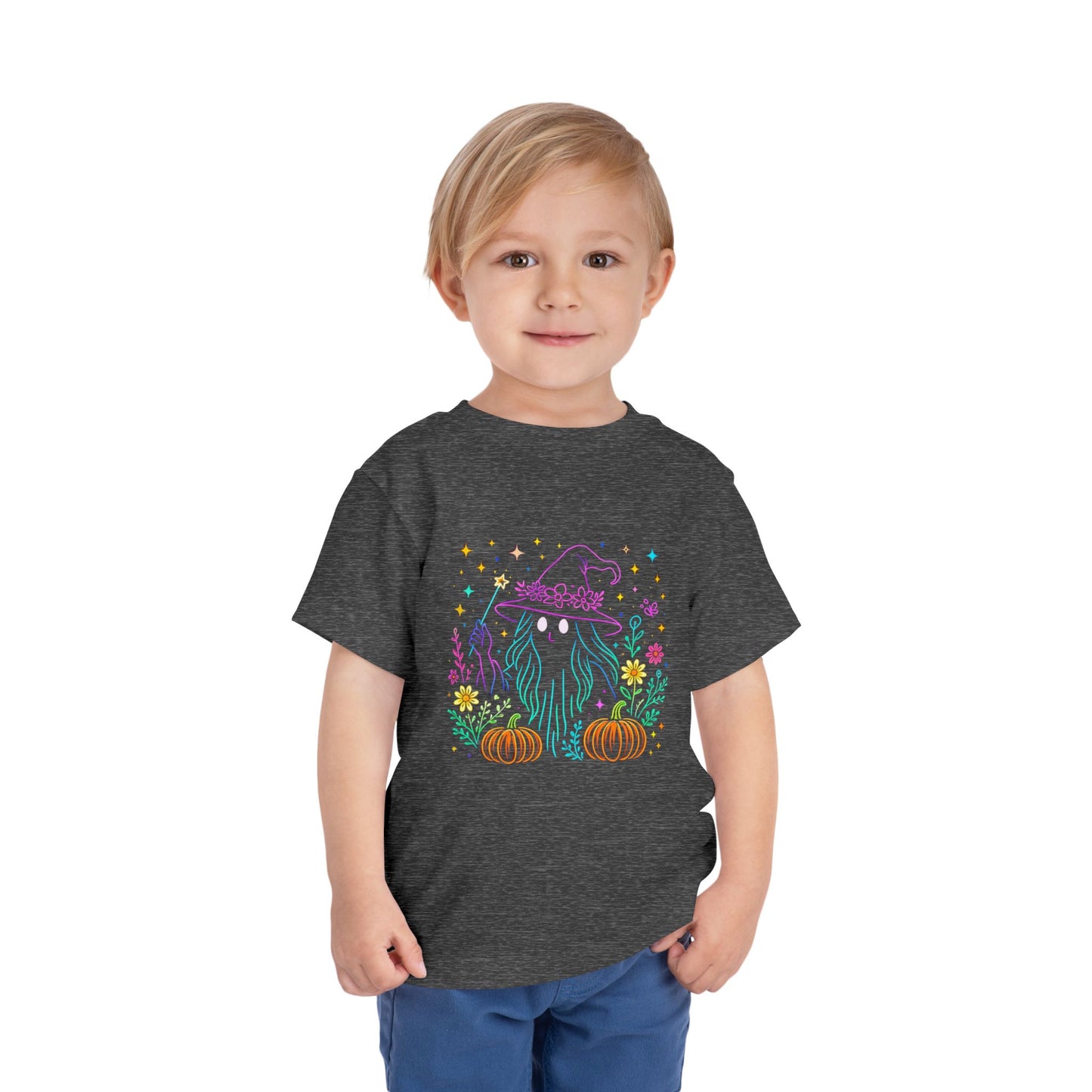 Whimsical Witch Toddler Christmas Tee