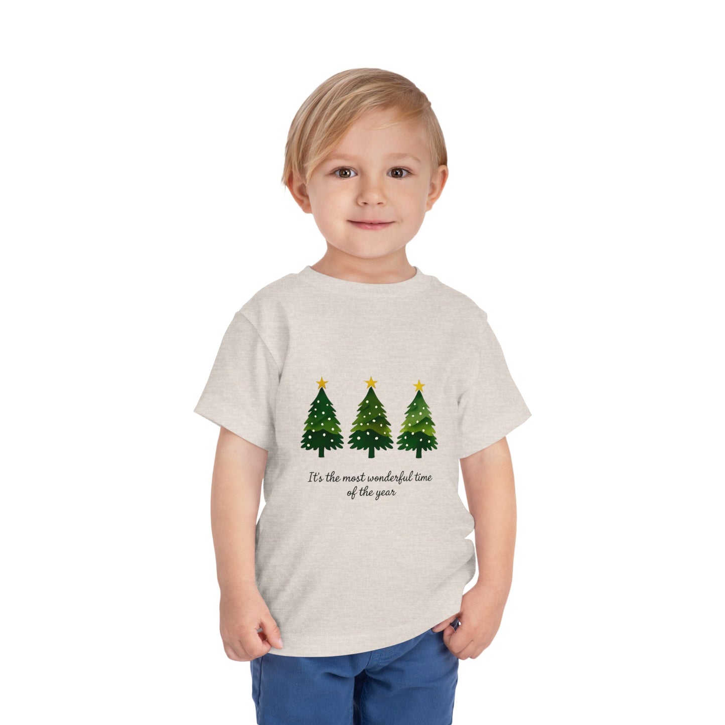 Watercolor Christmas Trees Toddler Tee