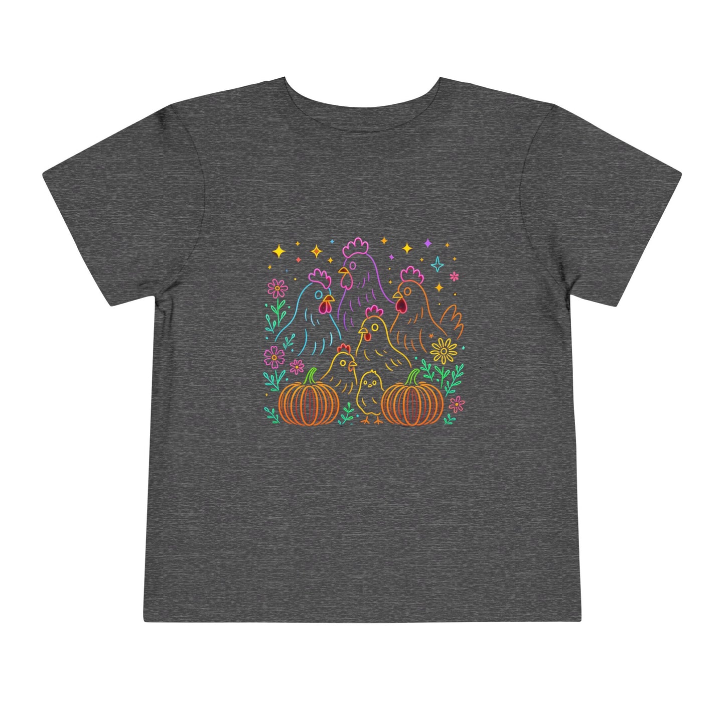 Chicken & Pumpkins Toddler Christmas Tee