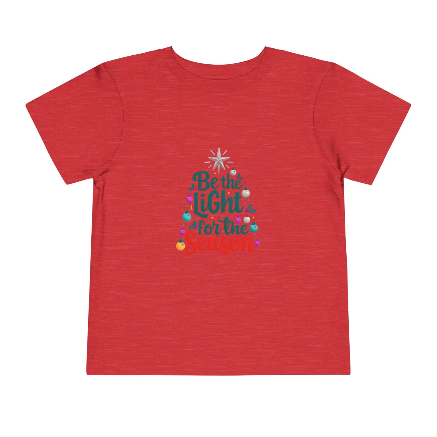 Be the Light Toddler Christmas Tee