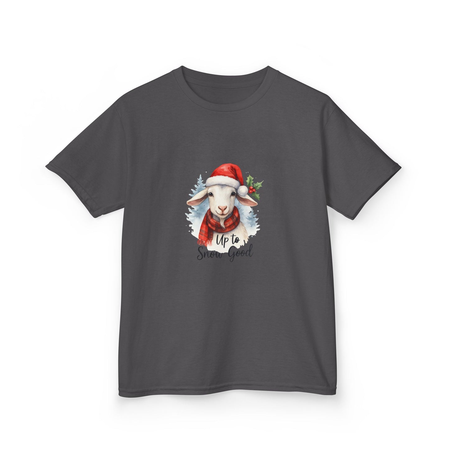 Goat Santa Christmas Tee - Up to Snow Good!