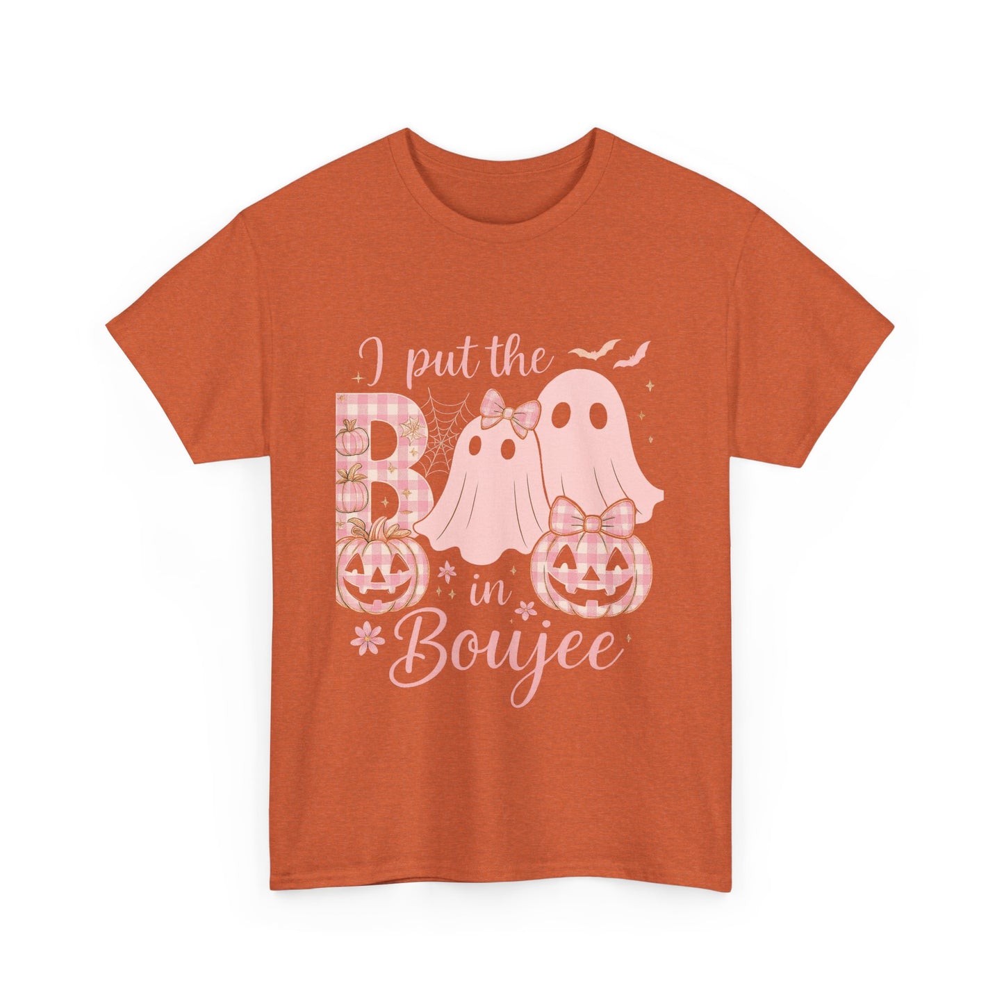 I Put The B In Boujee Pink Halloween Tee