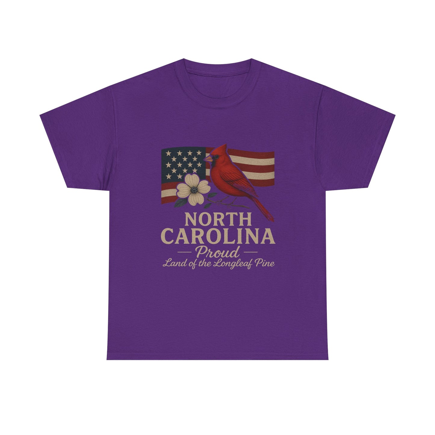 NC Pride: Cardinal, Dogwood & State Flag Tee
