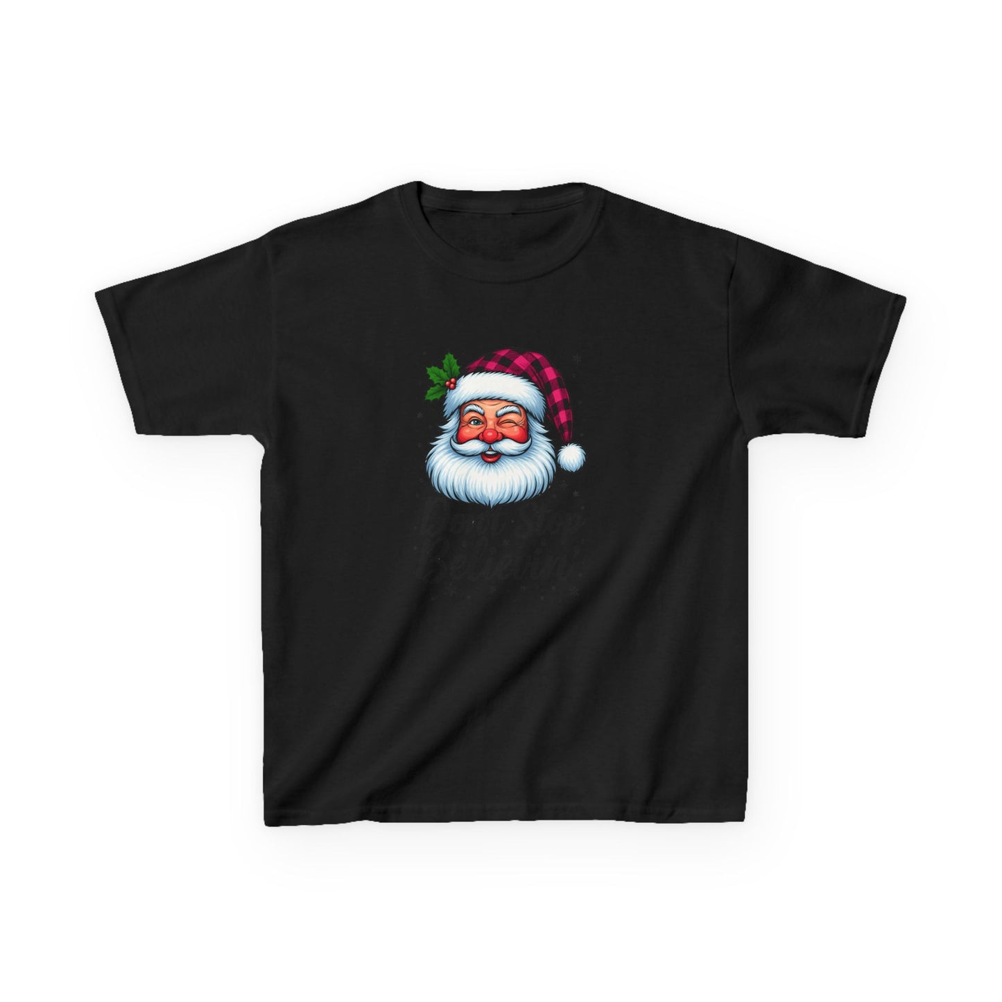 Santa Claus & Don't Stop Believin' Dinosaur Tee