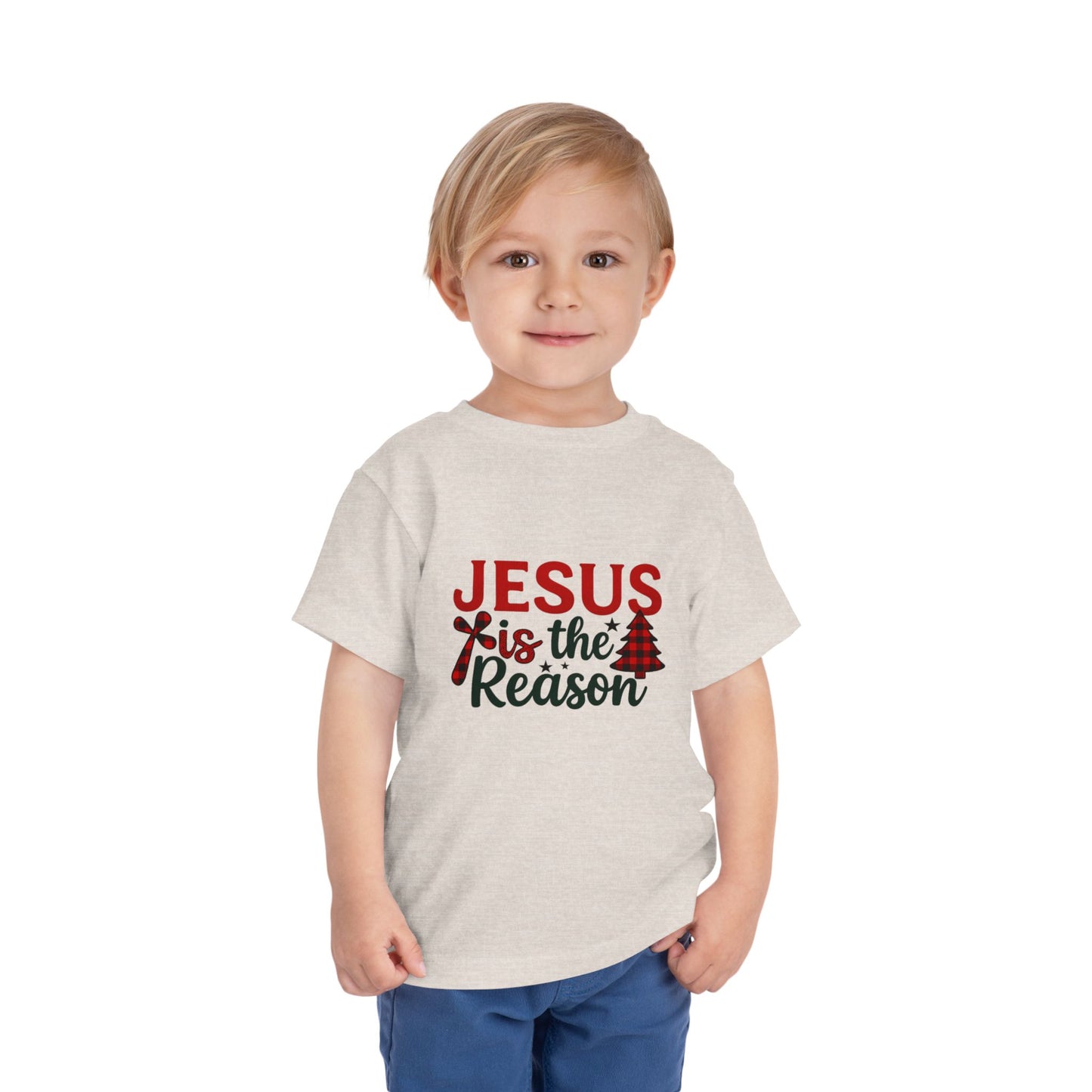 Jesus Is The Reason Toddler Christmas Tee