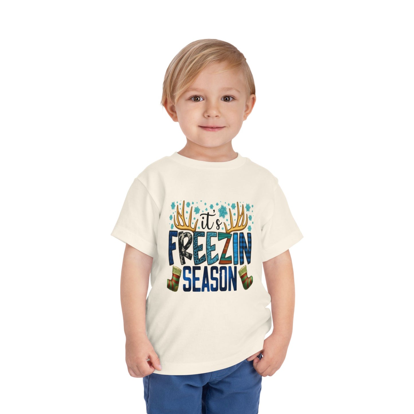 It's FREEZIN' SEASON Toddler Christmas Tee