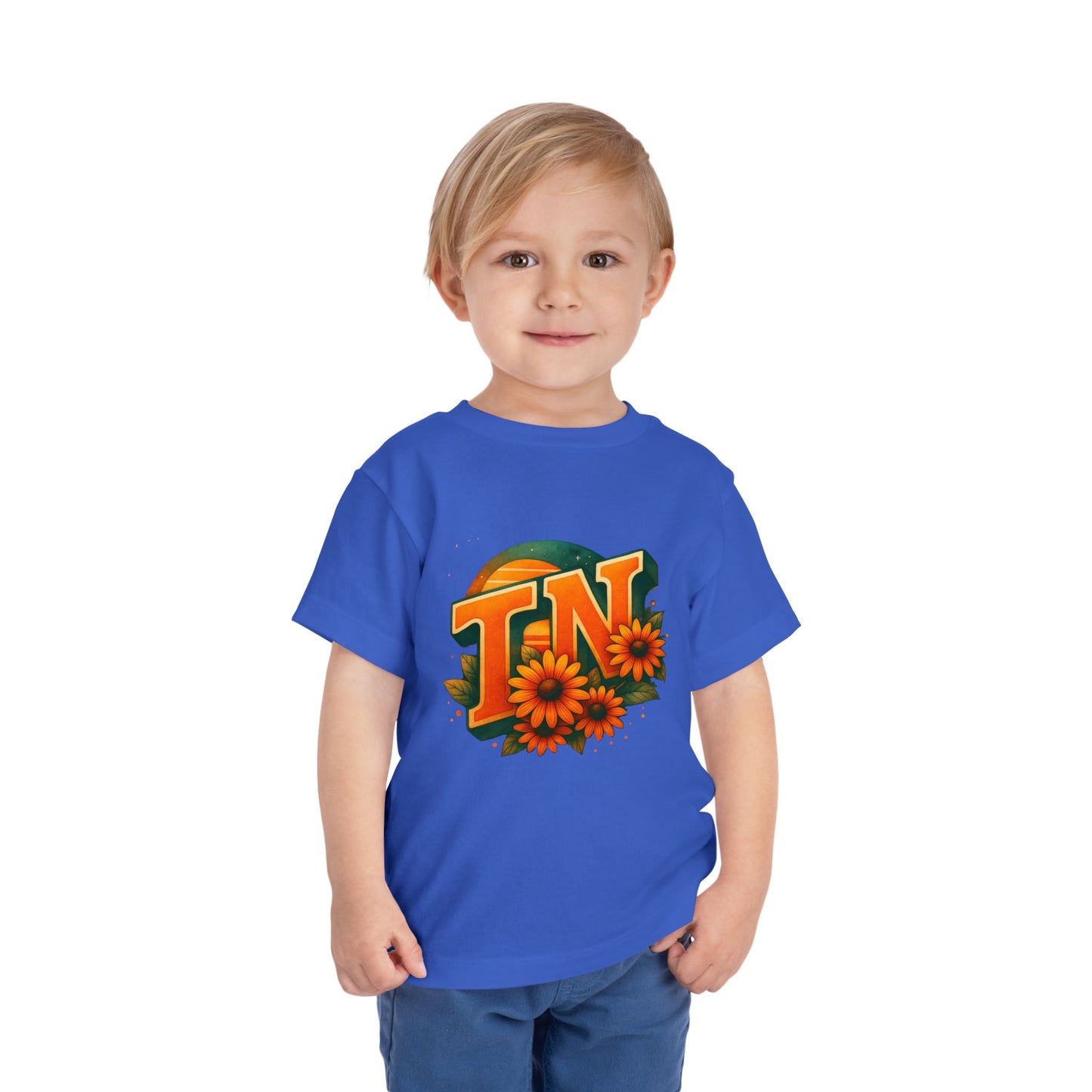Toddler Tee Sunflower Sunset Design