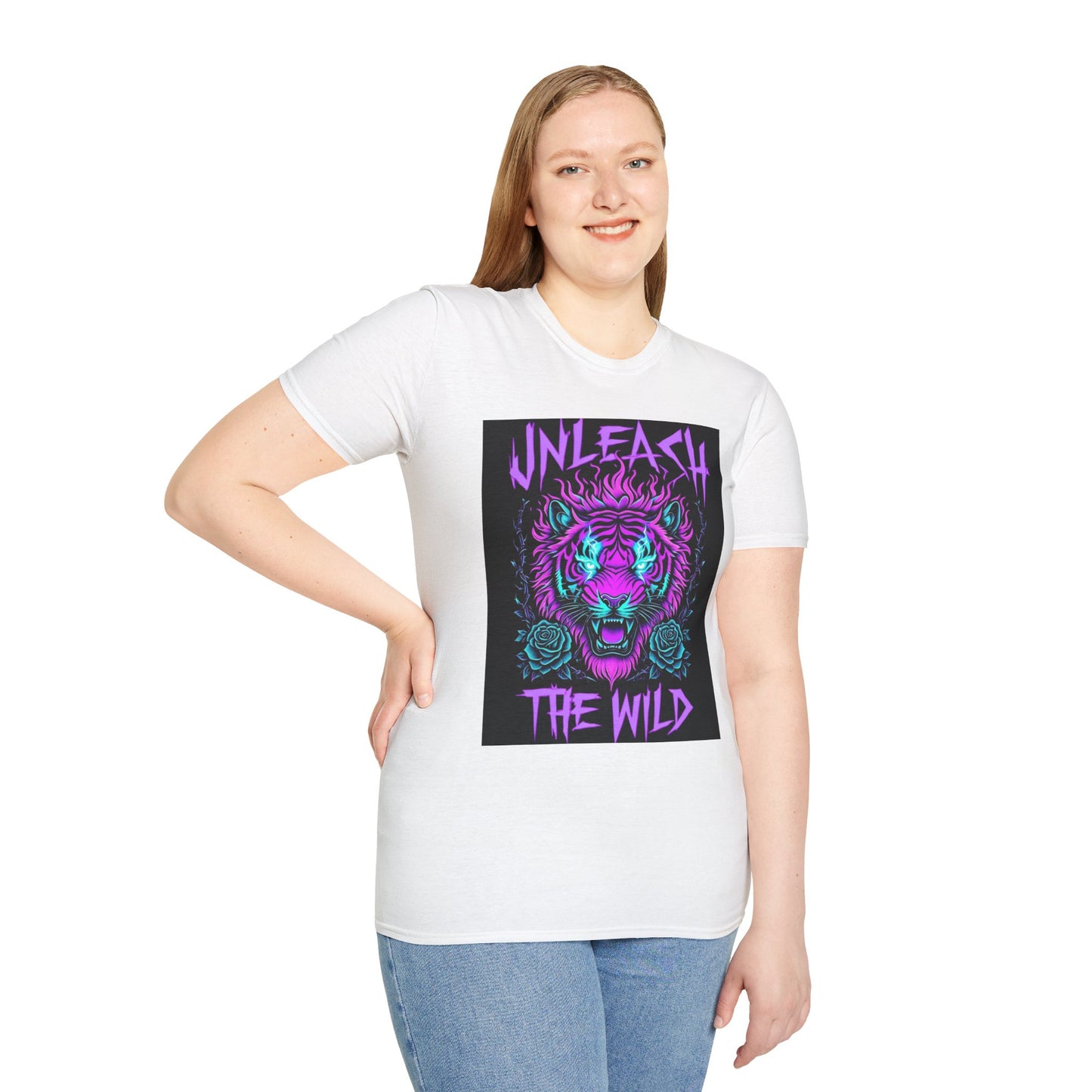 Unleash the Wild Graphic Tee | Cool Graphic Shirt, Unisex T-Shirt, Animal Lover Gift, Nature-Inspired Fashion, Festival Wear