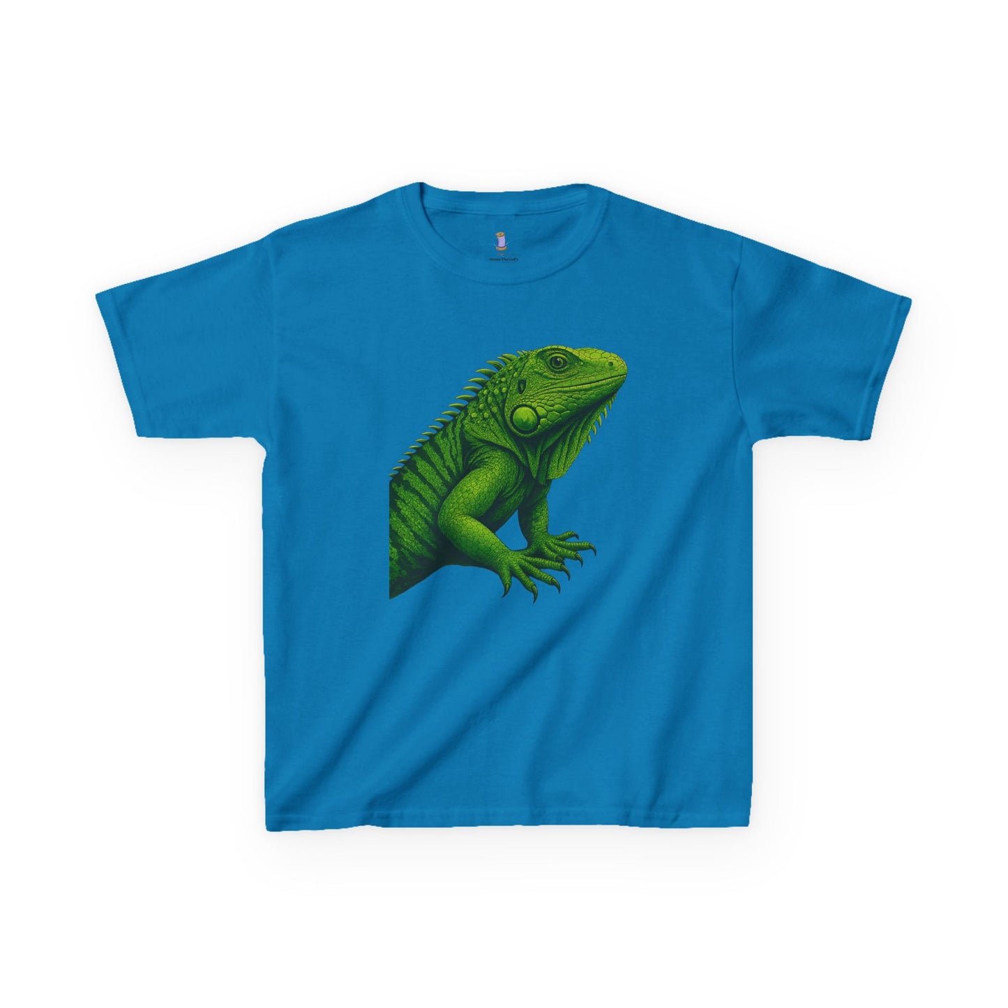 Green Iguana Kids Tee - Fun Shirt for Nature Lovers, Birthday Gift, Summer Wear, Animal Lovers, Eco-Friendly Clothing