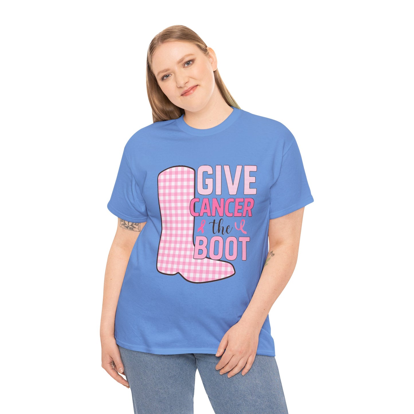 Give Cancer the Boot - Breast Cancer Awareness Tee