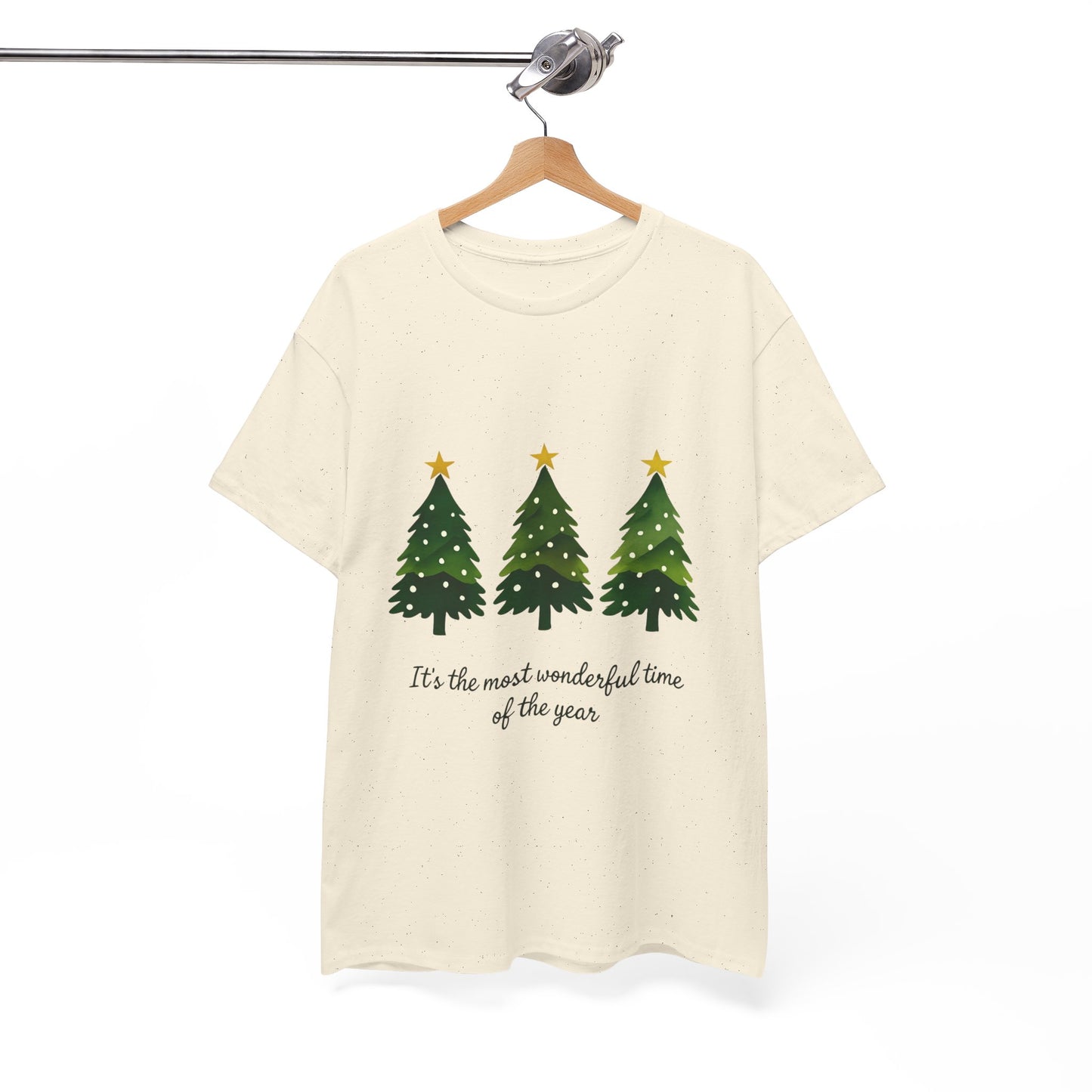 Christmas Tee - Festive Watercolor Trees Holiday Shirt