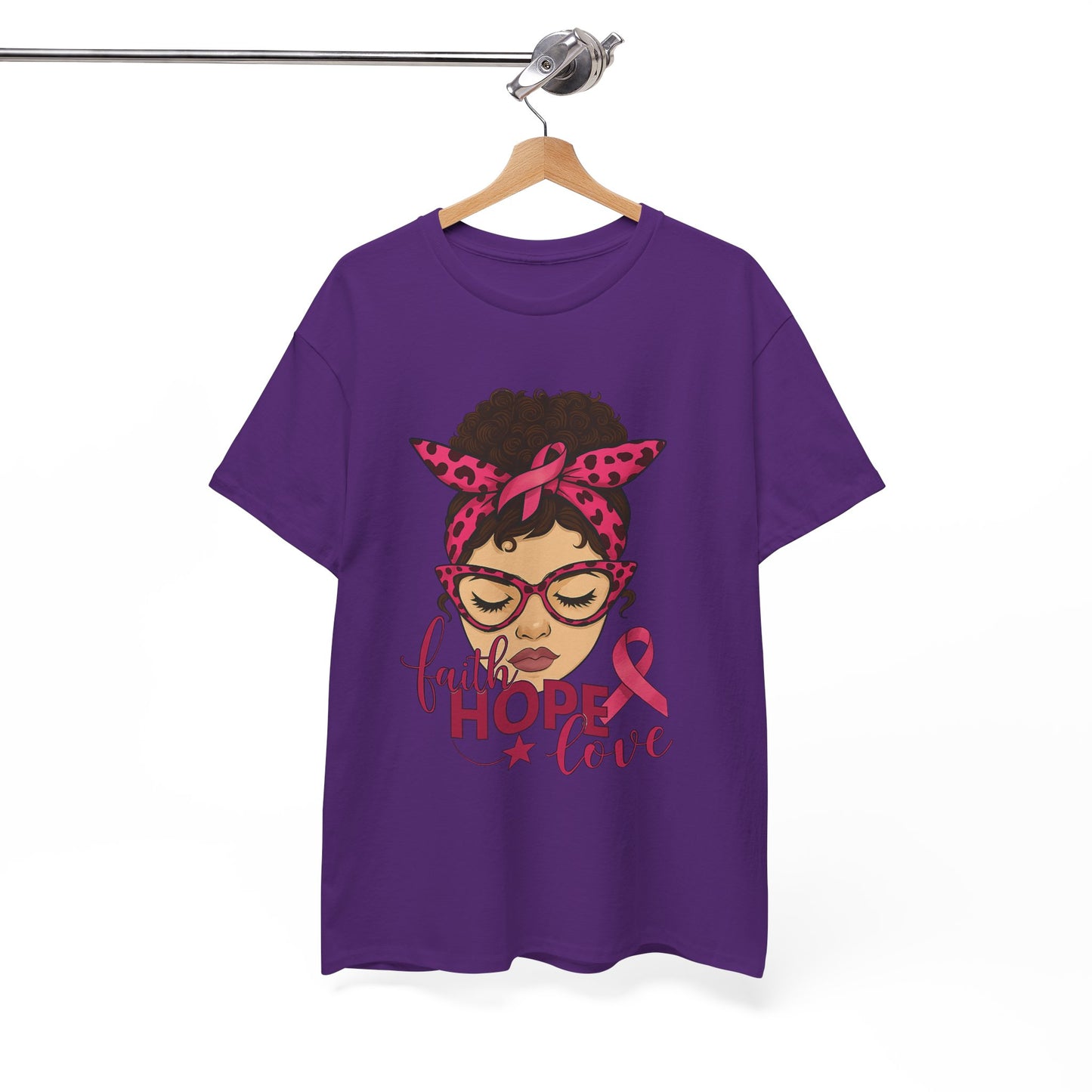 Hope, Faith, Love: Breast Cancer Awareness Tee