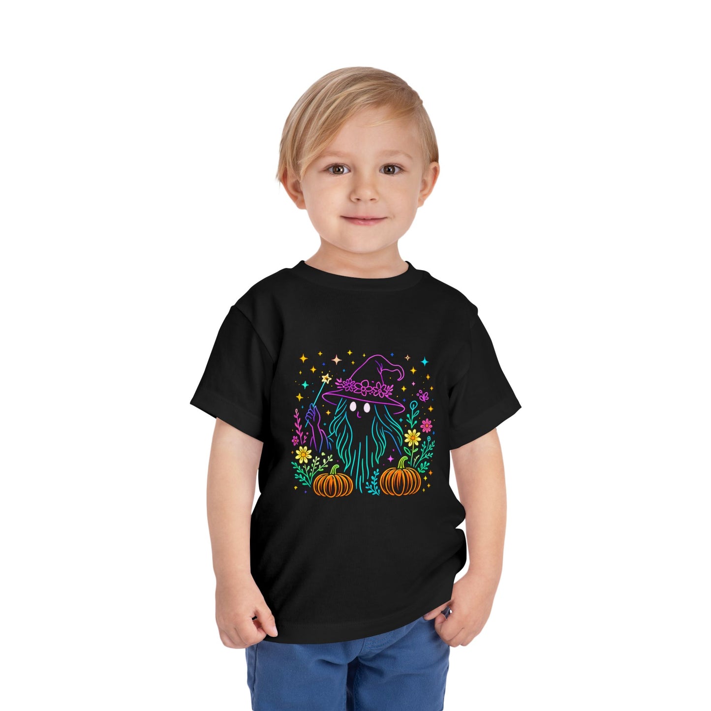 Whimsical Witch Toddler Christmas Tee
