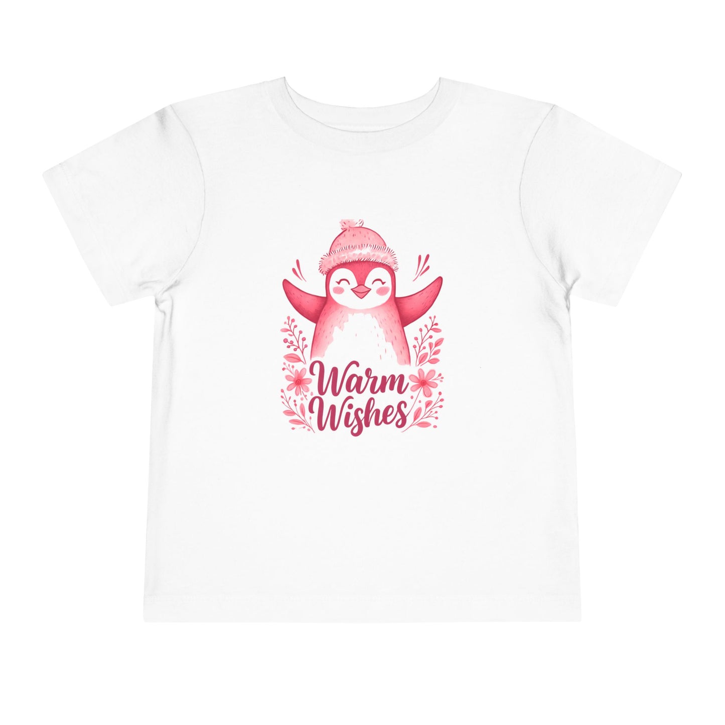 Warm Wishes Penguin Toddler Christmas Tee