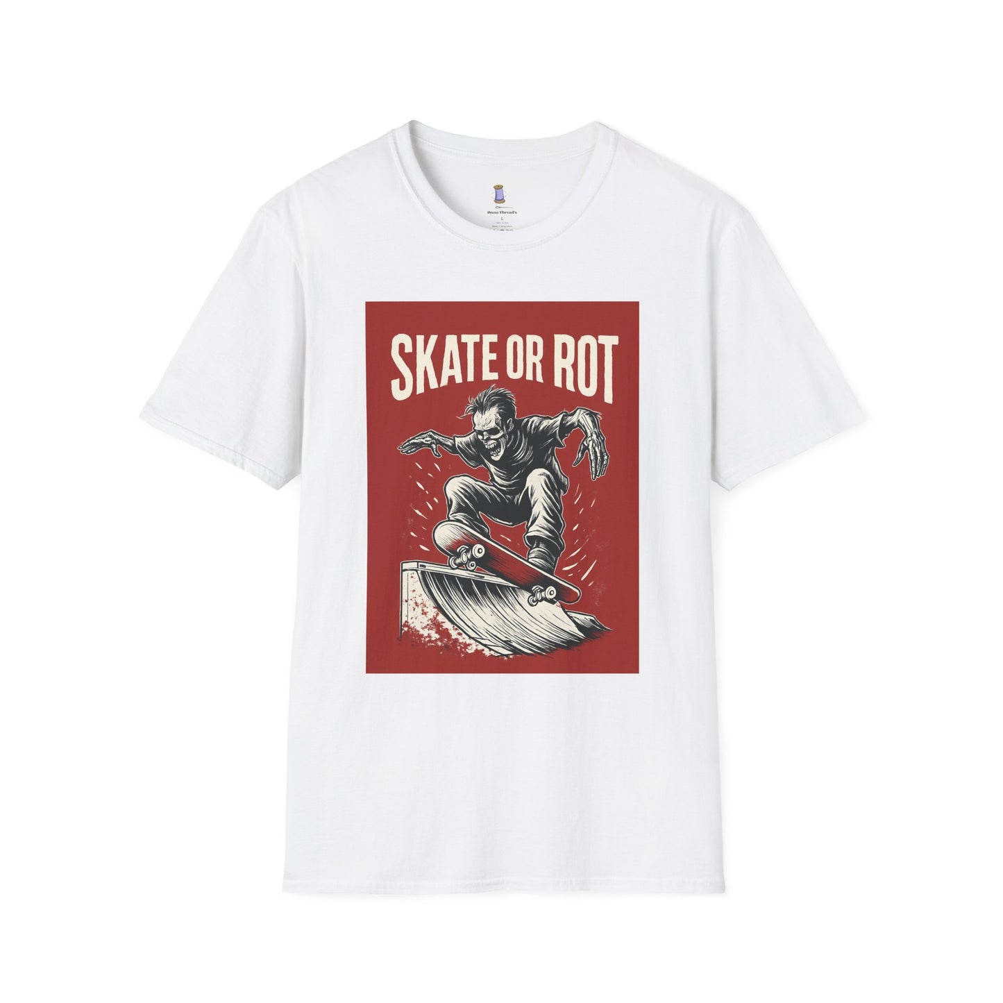 Skate or Rot Unisex T-Shirt, Cool Skateboarding Tee, Streetwear Graphic Shirt, Gift for Skaters, Casual Daily Wear