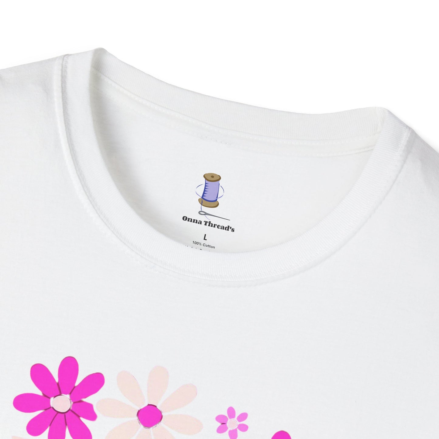 Floral Grow Girl T-Shirt, Cute Graphic Tee, Gift for Plant Lovers, Spring Fashion, Nature Lover Apparel