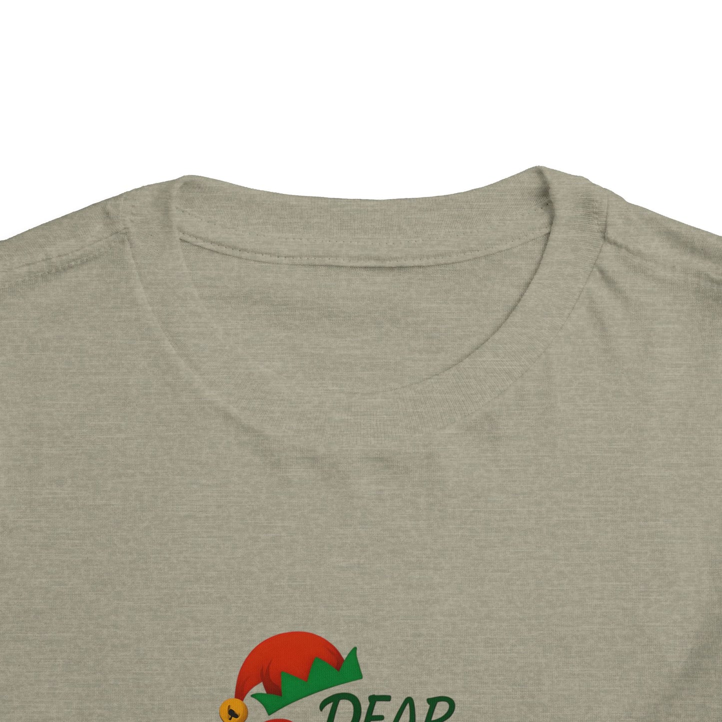 Dear Santa The Elf Lied Toddler Christmas Tee