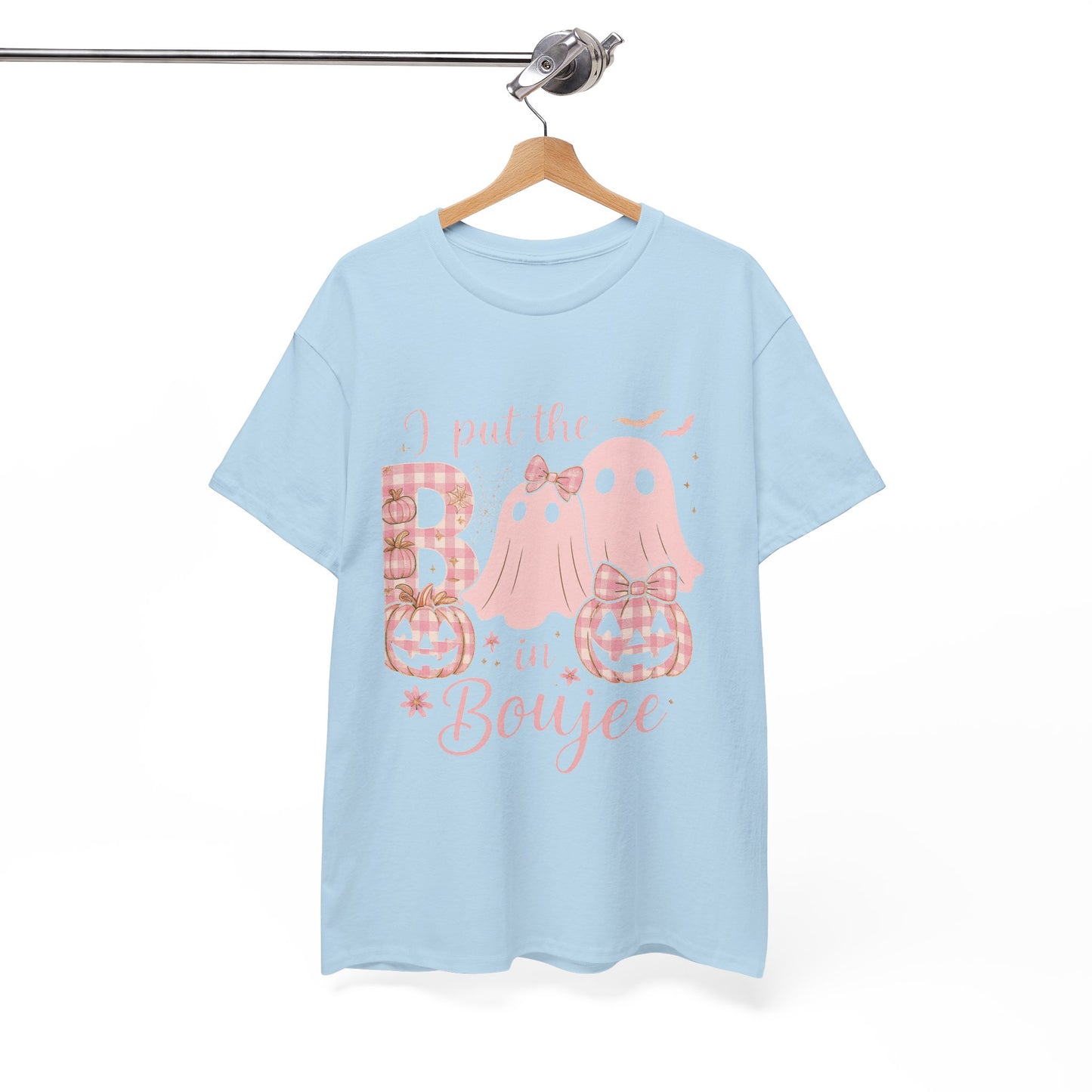 I Put The B In Boujee Pink Halloween Tee