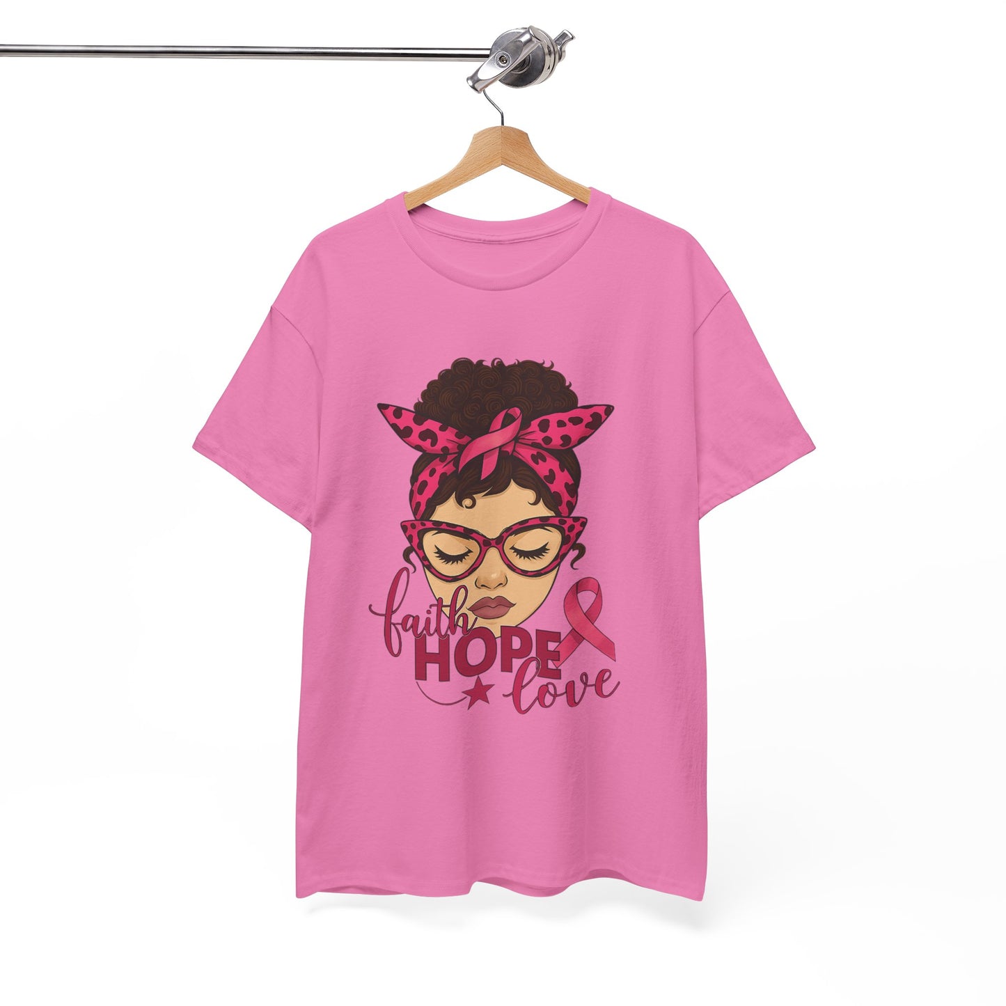Hope, Faith, Love: Breast Cancer Awareness Tee