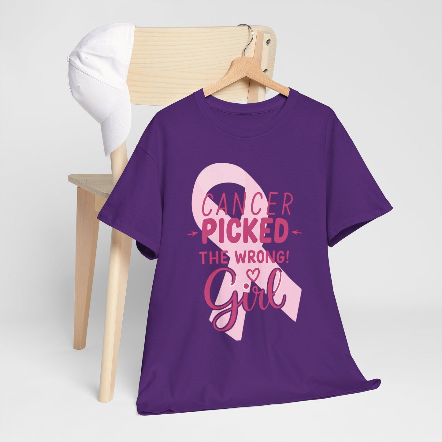 Cancer: The Wrong Picked Girl - Pink Ribbon Tee