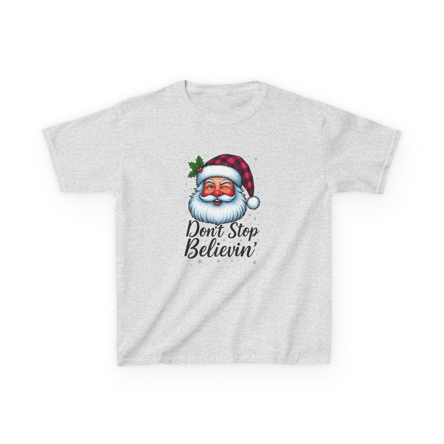 Santa Claus & Don't Stop Believin' Dinosaur Tee