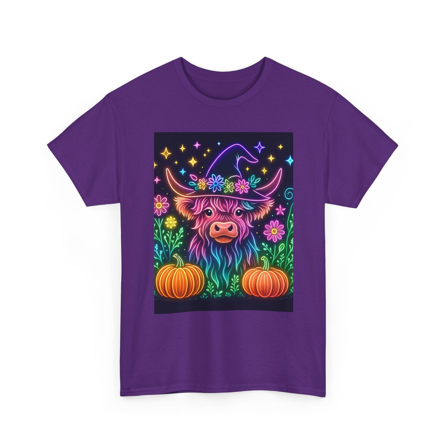 Neon Halloween Highland Tee