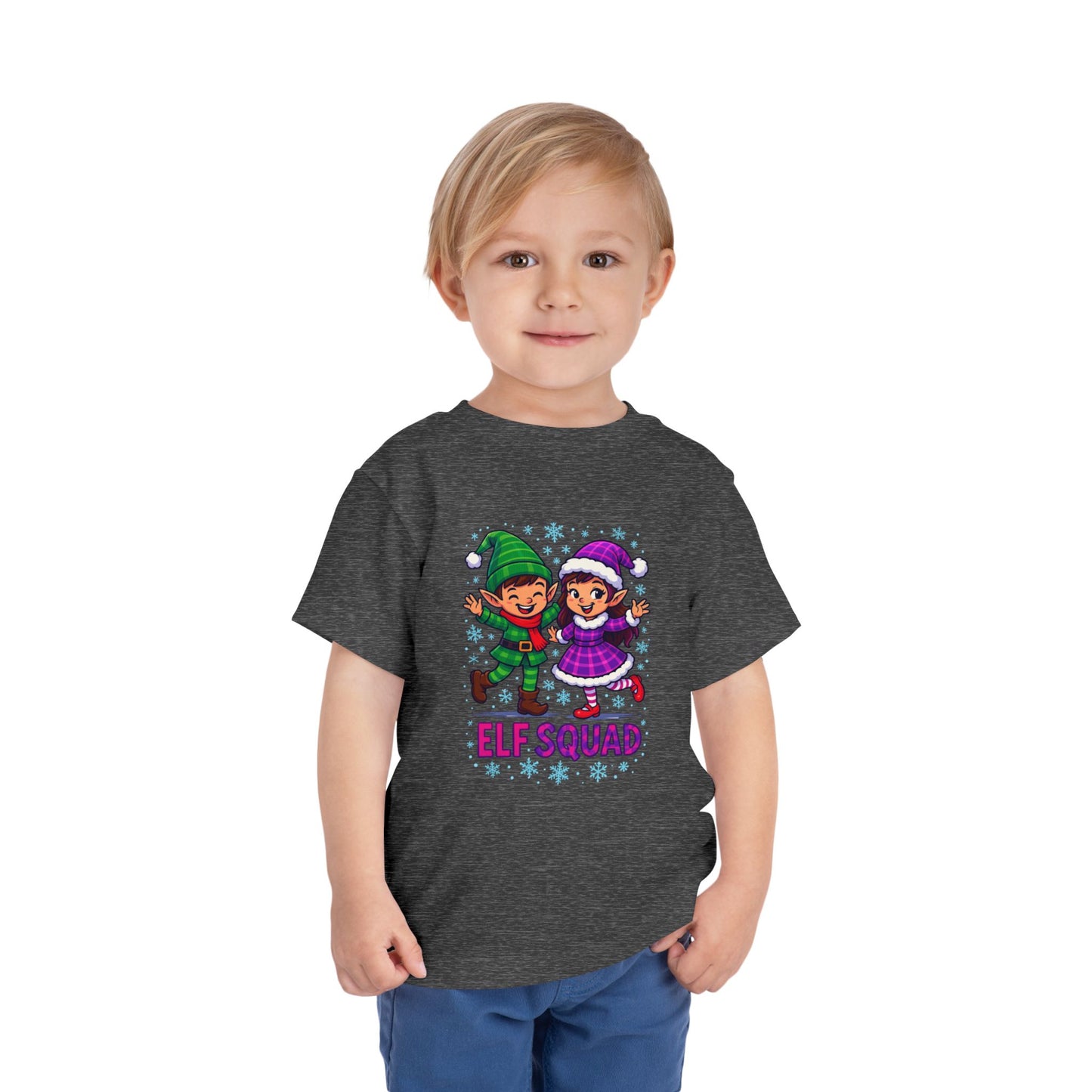 Elf Squad Toddler Christmas Tee