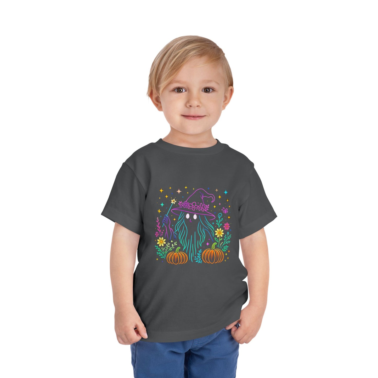 Whimsical Witch Toddler Christmas Tee