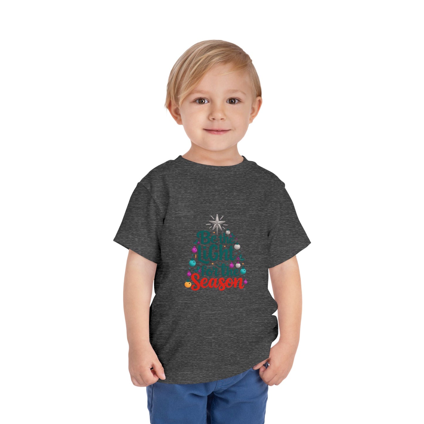 Be the Light Toddler Christmas Tee