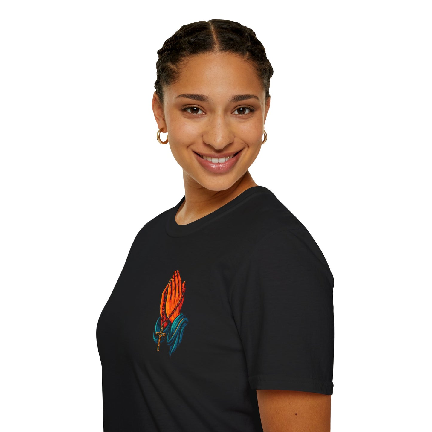 Virgin Mary Bohemian Floral T-Shirt, Unisex Graphic Tee, Vintage Style Shirt, Artistic Gift, Casual Wear, Spiritual Apparel