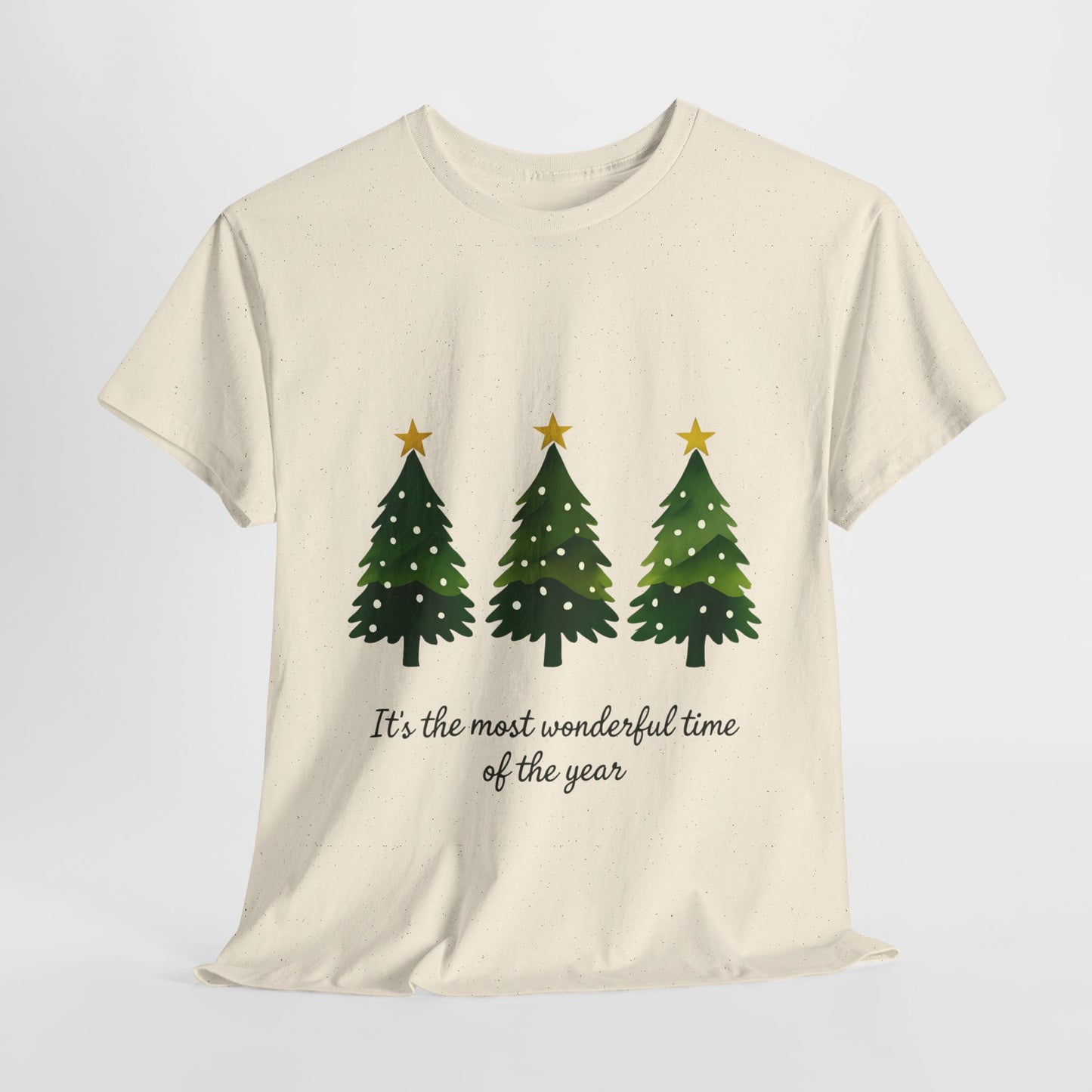 Christmas Tee - Festive Watercolor Trees Holiday Shirt
