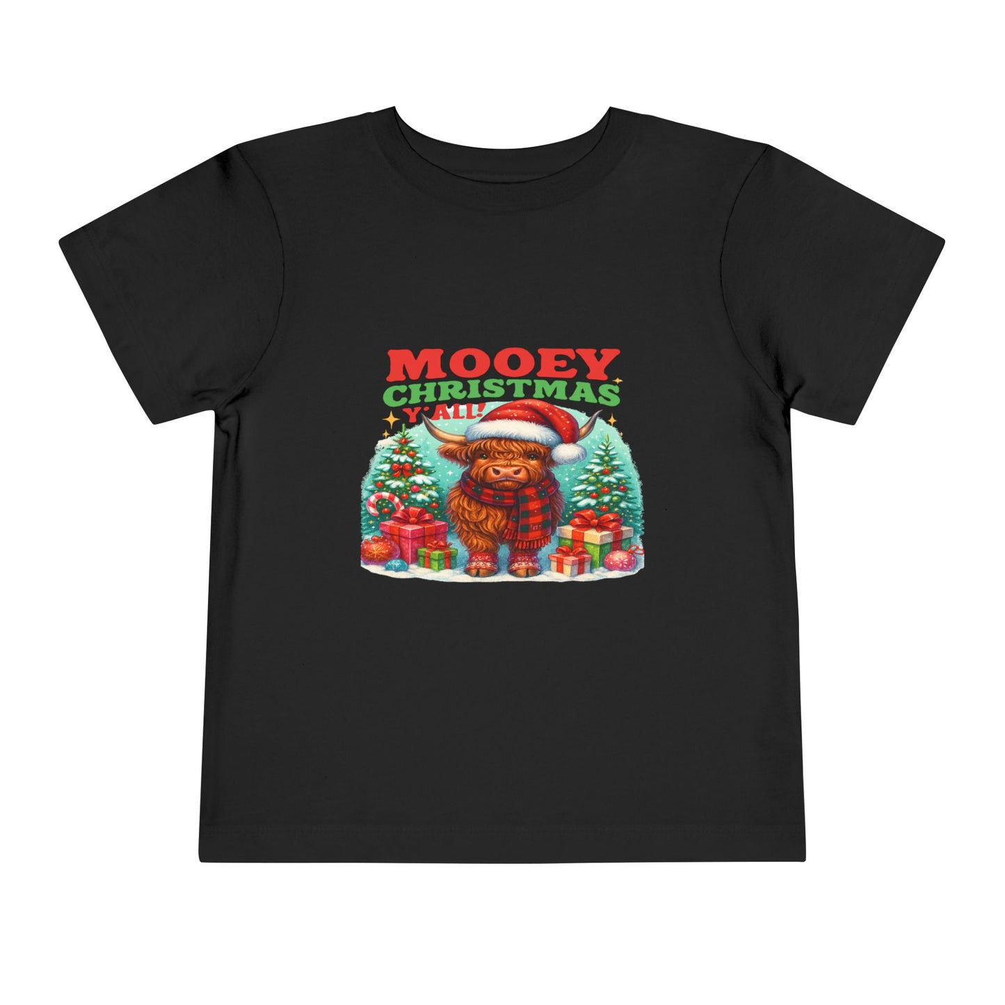 Mooey Christmas Y'all! Toddler Tee