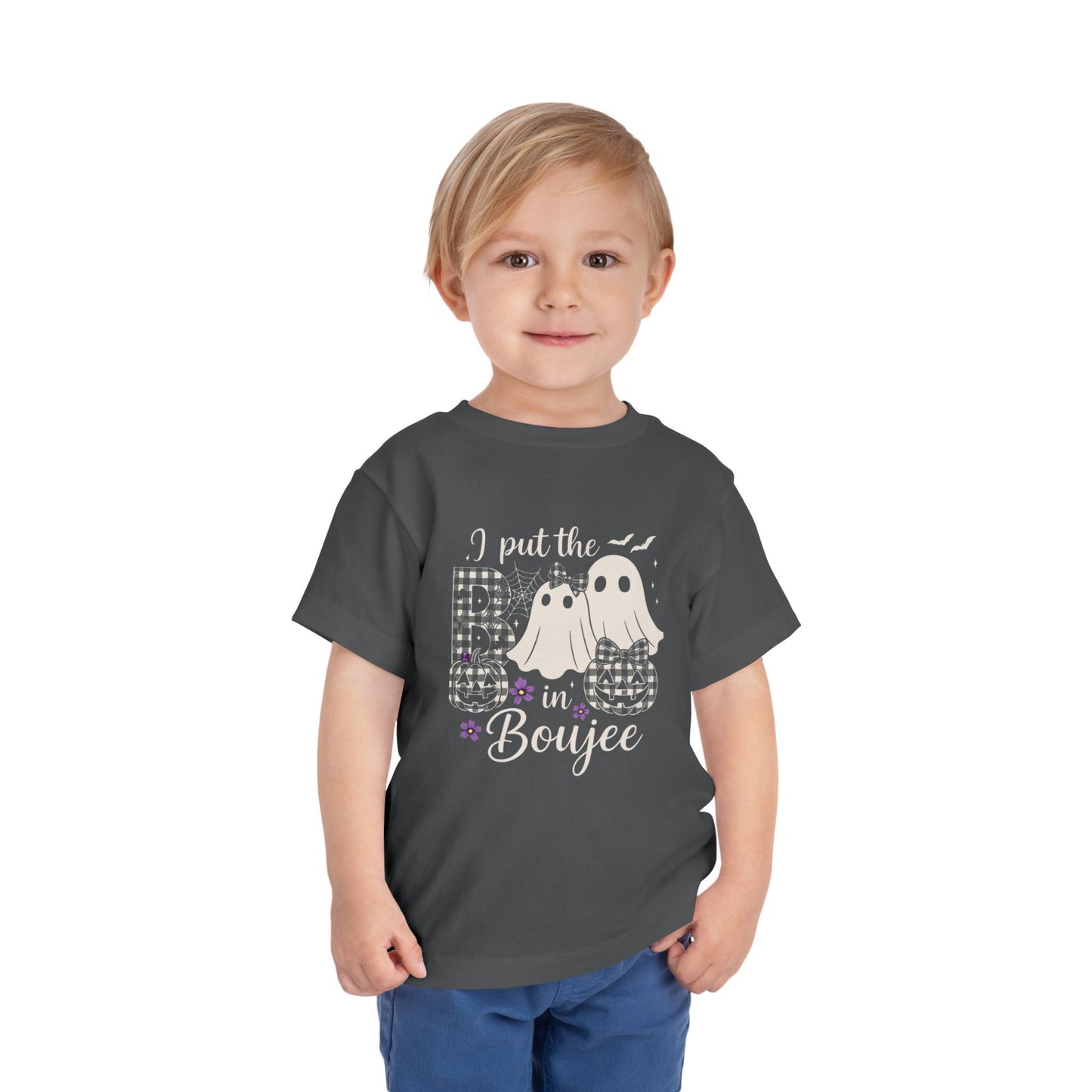 Boujee Halloween Toddler Tee: I Put the B in Boujee