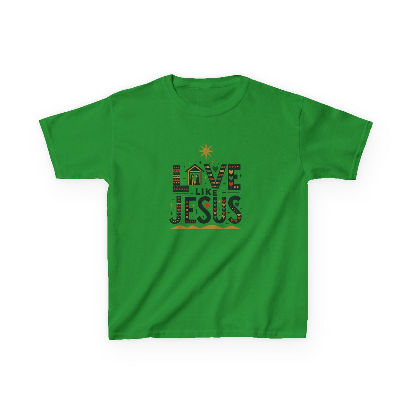 Live Like Jesus Christmas Dinosaur Tee