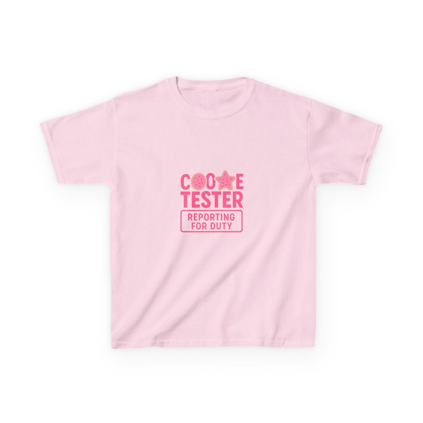 Cookie Tester Dino Christmas Tee - Kids Holiday Shirt