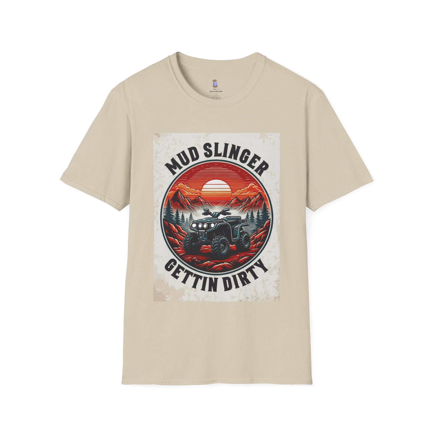 Mud Slinger Unisex Softstyle T-Shirt, Adventure Tee, Off-Road Enthusiast Shirt, Gift for Mud Lovers, Outdoor Sportswear, Gettin Dirty Tee