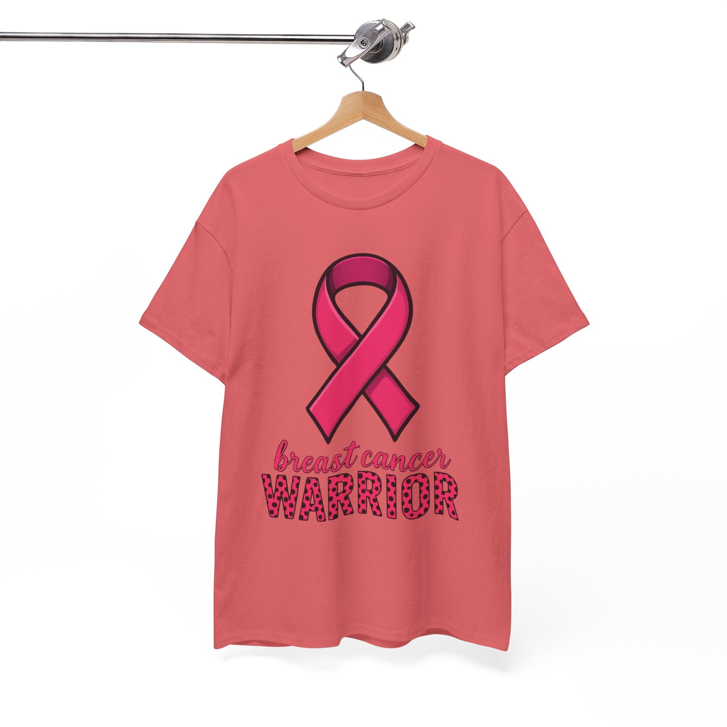 Breast Cancer Warrior Pink Ribbon Tee