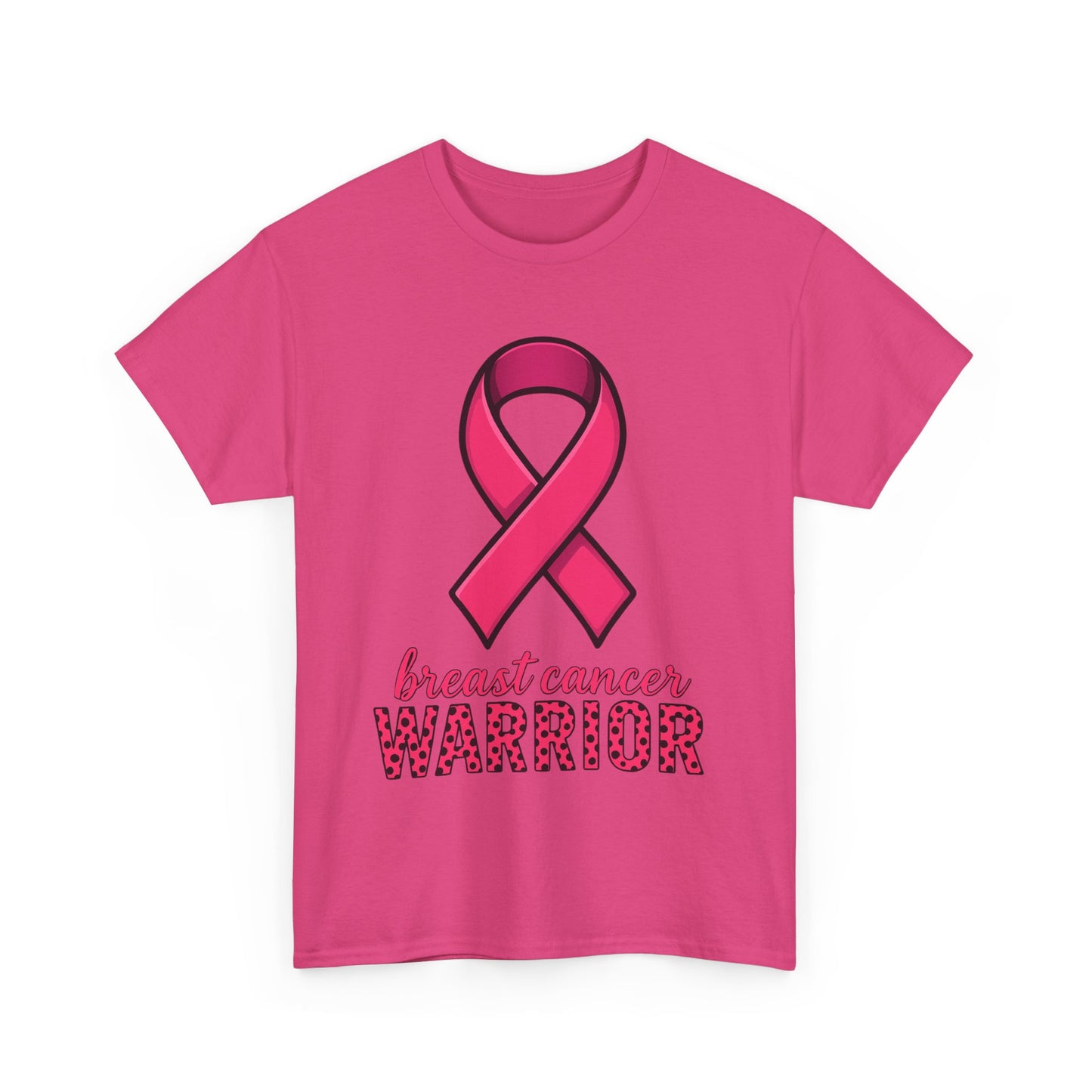 Breast Cancer Warrior Pink Ribbon Tee
